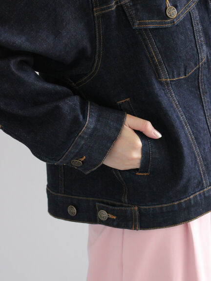 デニムジャケット《2026 spring catalog item》（ブルー/ネイビー）｜Te chichi（テチチ）通販