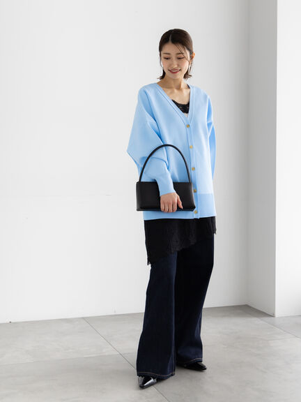 【EDWIN別注】WIDE FIT DENIM《2026 spring catalog item》（サックスブルー/ネイビー）｜Te chichi（テチチ）通販