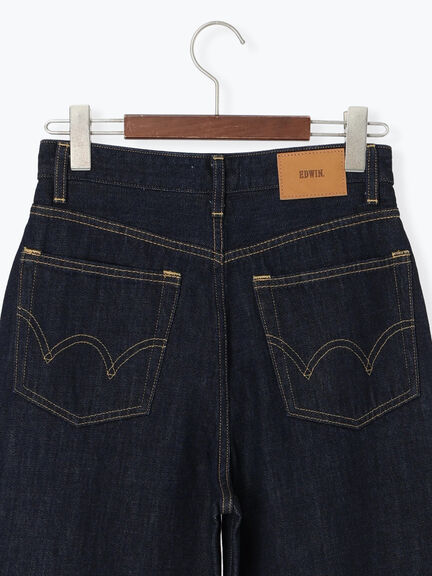 【EDWIN別注】WIDE FIT DENIM《2026 spring catalog item》（サックスブルー/ネイビー）｜Te chichi（テチチ）通販