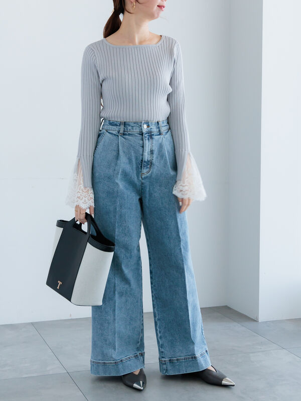 GBTさま　専用 TWENTY FOUR DENIM】 バギーデニムパンツ(パンツ)｜EPOCA(エポカ)の