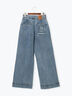 ワイドデニムパンツ（サックスブルー/ネイビー）｜Te chichi（テチチ）通販