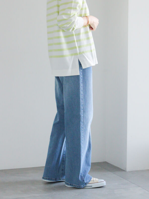 ストレートデニムパンツ《2026 spring catalog item》（サックスブルー