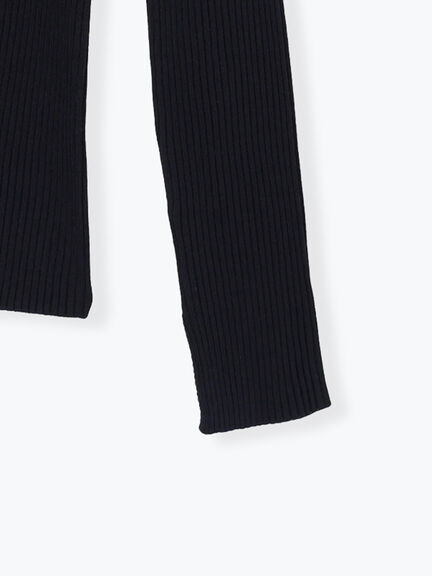 リブVネックカーディガン《2026 spring catalog item》（ホワイト/ブラック/レッド/ネイビー）｜Te chichi（テチチ）通販