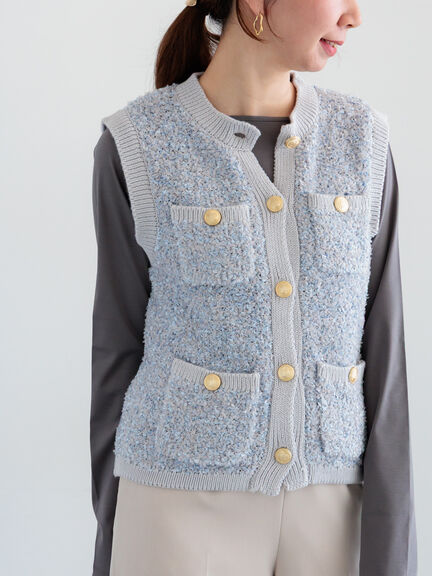 ベスト(グレー/灰色系)｜レディースファッション通販のCAN ONLINE SHOP