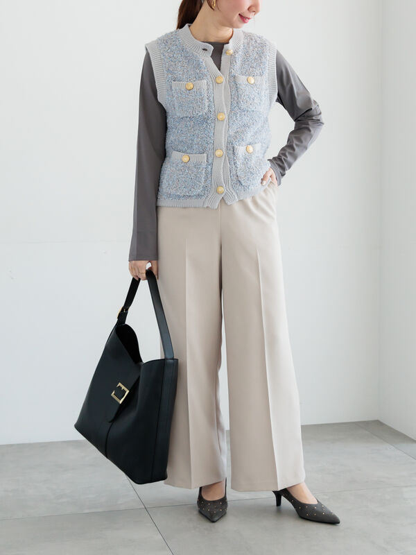 ツモリチサト コレクション用　バッグデザインベストニット TSUMORI CHISATO（ツモリチサト） バッグ トートバッグ 軽量 バイ