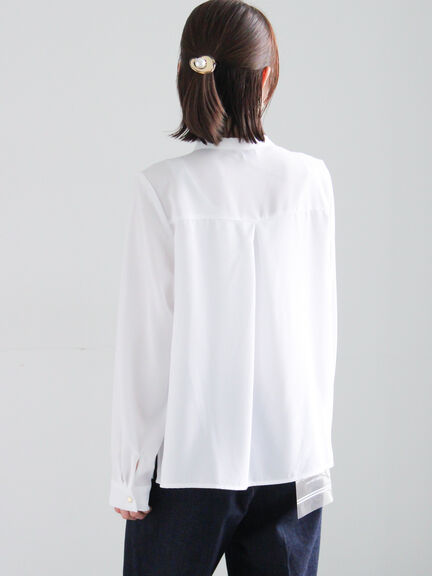 フロントレースブラウス（オフホワイト/グレー/ミント）｜Te chichi（テチチ）通販