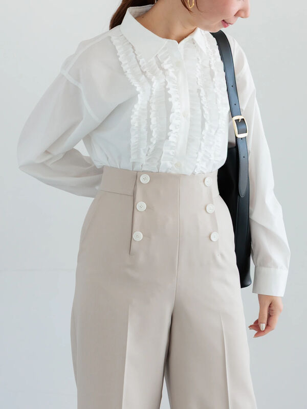 セール】 フロントフリルシャツ《2026 spring catalog item》（オフ