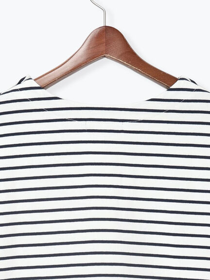 ショルダー釦ボーダーカットソー《2026 spring catalog item》（ピンク/ミント/ブルー/ネイビー）｜Te chichi（テチチ）通販