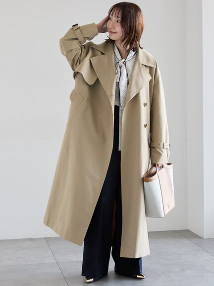 ロングトレンチコート《2026 spring catalog item》（ベージュ）｜Te chichi（テチチ）通販