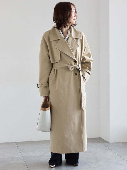 ロングトレンチコート《2026 spring catalog item》（ベージュ）｜Te chichi（テチチ）通販