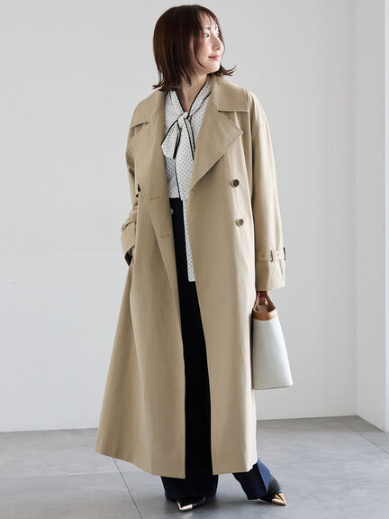 ロングトレンチコート《2026 spring catalog item》（ベージュ）｜Te chichi（テチチ）通販