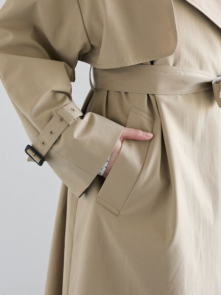 ロングトレンチコート《2026 spring catalog item》（ベージュ）｜Te chichi（テチチ）通販