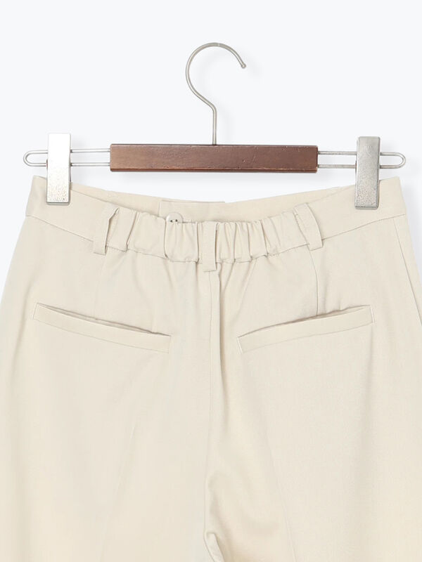 フレアガウチョパンツ（オフホワイト/ベージュ/ネイビー/ボトムス