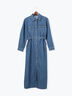 ウエストマークデニムシャツワンピース（ブルー/ネイビー）｜Te chichi（テチチ）通販