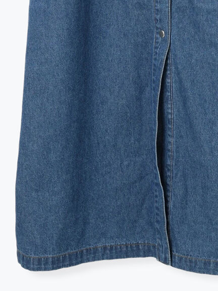 ウエストマークデニムシャツワンピース（ブルー/ネイビー）｜Te chichi（テチチ）通販