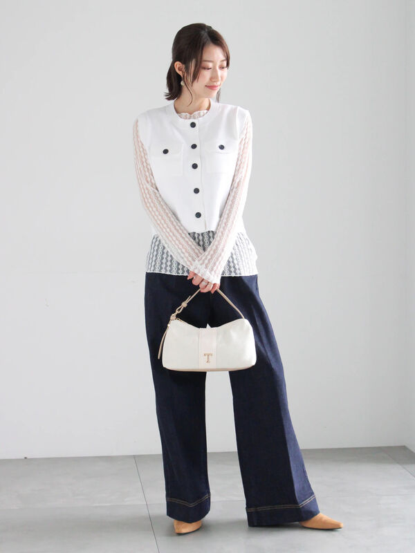 mame レース トップス 2016ss Lace Knitted Top-レースニットトップ-Mame Kurogouchi