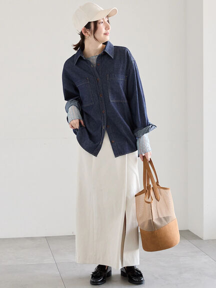 ストレッチレーストップス《2026 spring catalog item》（オフホワイト/サックスブルー/クリーム）｜Te chichi（テチチ）通販