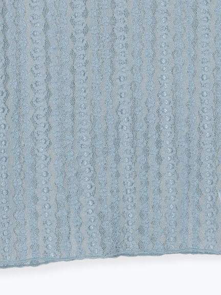 ストレッチレーストップス《2026 spring catalog item》（オフホワイト/サックスブルー/クリーム）｜Te chichi（テチチ）通販