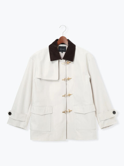 メタルバックルカバーオール《2026 spring catalog item》（ベージュ/アイボリー）｜Te chichi（テチチ）通販