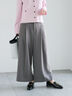 タックポケットワイドクロップトパンツ（グレー/ブラック/ネイビー）｜Te chichi（テチチ）通販