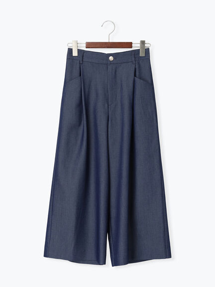 タックポケットワイドクロップトパンツ（グレー/ブラック/ネイビー）｜Te chichi（テチチ）通販