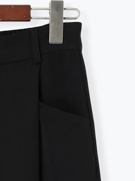 タックポケットワイドクロップトパンツ（グレー/ブラック/ネイビー）｜Te chichi（テチチ）通販