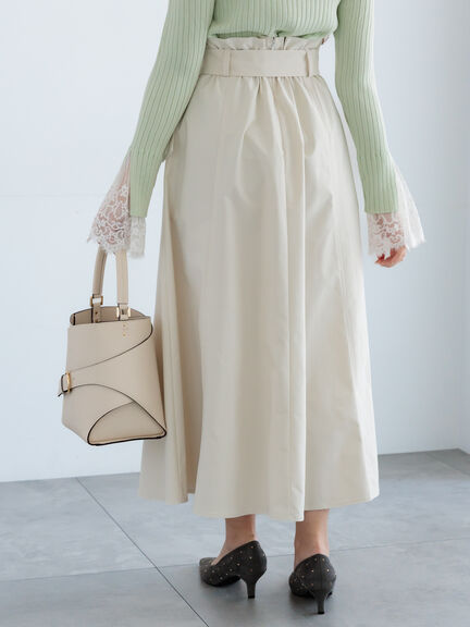 トレンチフレアスカート（オフホワイト/ベージュ/ネイビー）｜Te chichi（テチチ）通販