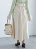 トレンチフレアスカート（オフホワイト/ベージュ/ネイビー）｜Te chichi（テチチ）通販