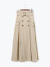 トレンチフレアスカート（オフホワイト/ベージュ/ネイビー）｜Te chichi（テチチ）通販