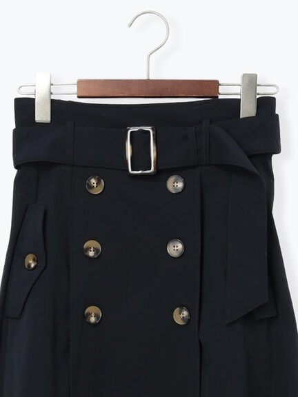 トレンチフレアスカート（オフホワイト/ベージュ/ネイビー）｜Te chichi（テチチ）通販