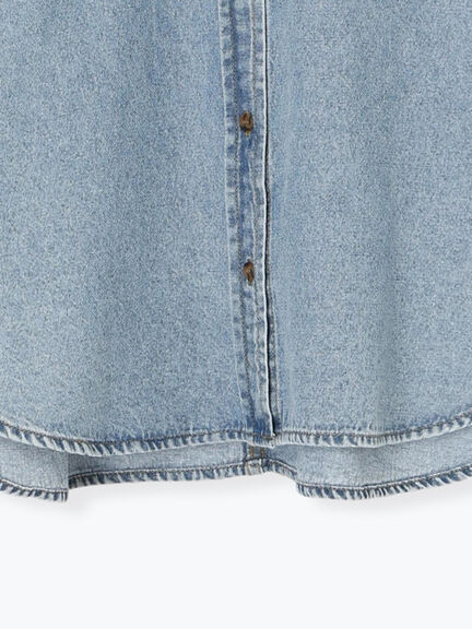 デニムシャツ（サックスブルー/ネイビー）｜Te chichi（テチチ）通販