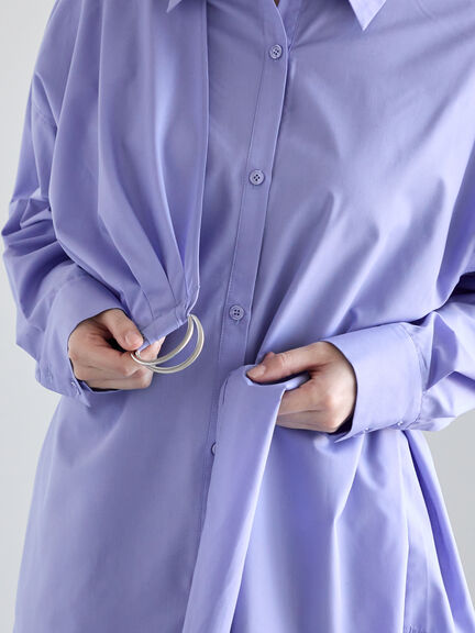 Dカンデザインシャツ（オフホワイト/ブルー/ネイビー）｜Te chichi（テチチ）通販