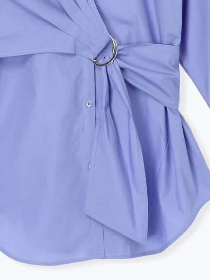 Dカンデザインシャツ（オフホワイト/ブルー/ネイビー）｜Te chichi（テチチ）通販