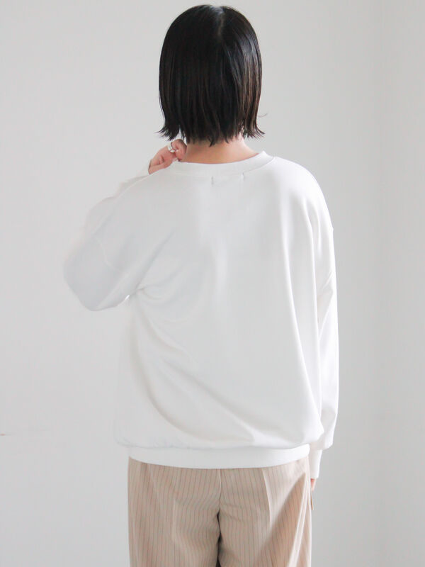 セール】 裏毛ロゴプリントスウェット（オフホワイト/グレー/ネイビー