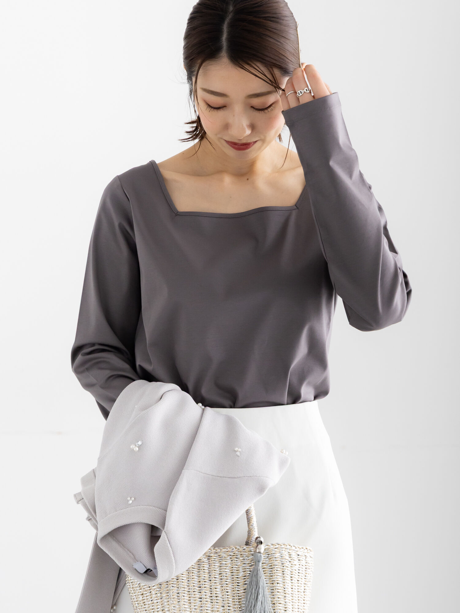セール】 前後2WAYネックデザインロンT《2026 spring catalog item