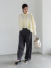 メランジツイルワイドパンツ《2026 spring catalog item》（グレー/ライトベージュ/ブラウン）｜Te chichi（テチチ）通販
