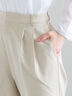 メランジツイルワイドパンツ《2026 spring catalog item》（グレー/ライトベージュ/ブラウン）｜Te chichi（テチチ）通販