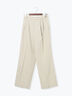 メランジツイルワイドパンツ《2026 spring catalog item》（グレー/ライトベージュ/ブラウン）｜Te chichi（テチチ）通販