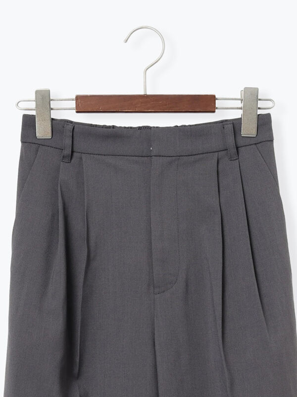 メランジツイルワイドパンツ《2026 spring catalog item》（グレー