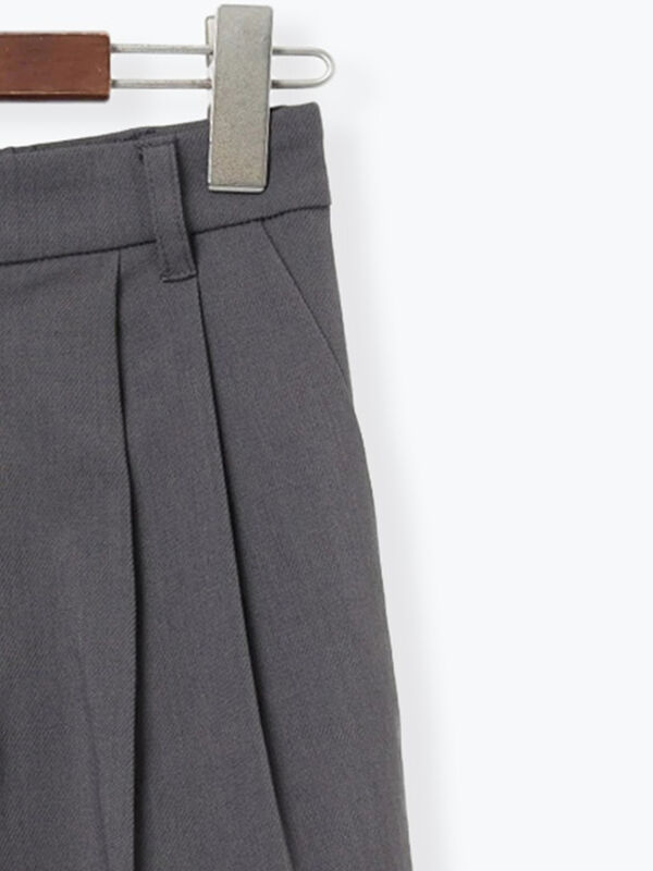 メランジツイルワイドパンツ《2026 spring catalog item》（グレー