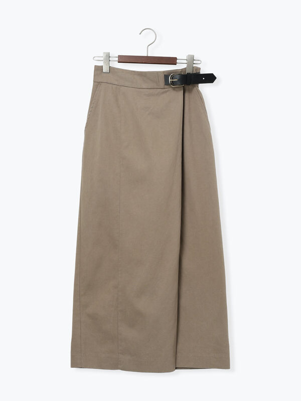 セール】 サイドベルトチノタイトスカート《2026 spring catalog item