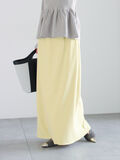 ストレッチジョーゼットナロースカート《2026 spring catalog item》（イエロー）｜Te chichi（テチチ）通販