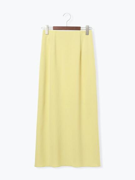 ストレッチジョーゼットナロースカート《2026 spring catalog item》（オフホワイト/チャコールグレー/イエロー）｜Te chichi（テチチ）通販