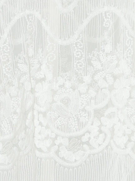 【Atelier ChouChou】オーガンジーレースフリルシャツブラウス（オフホワイト）｜Te chichi（テチチ）通販