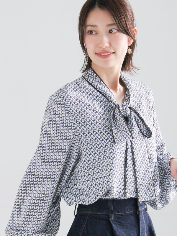 セール】 パターンアソートボウタイブラウス《2026 spring catalog