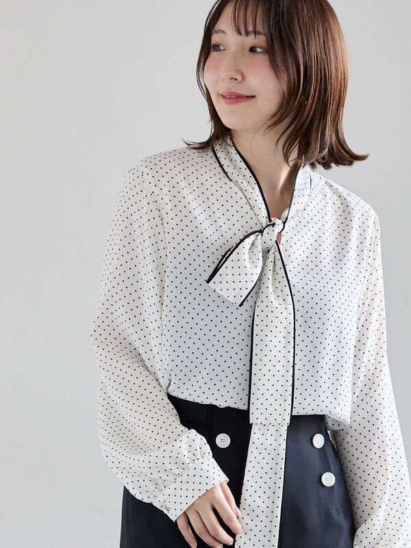 セール】 パターンアソートボウタイブラウス《2026 spring catalog