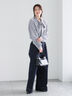 パターンアソートボウタイブラウス《2026 spring catalog item》（オフホワイト/イエロー/ブルー/ネイビー）｜Te chichi（テチチ）通販