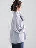 パターンアソートボウタイブラウス《2026 spring catalog item》（オフホワイト/イエロー/ブルー/ネイビー）｜Te chichi（テチチ）通販