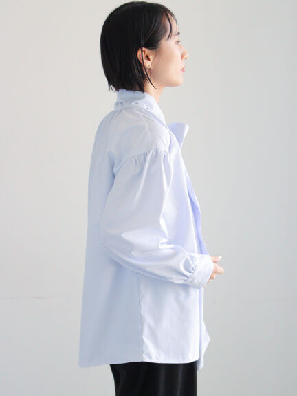 ビッグボウタイブラウス（オフホワイト/サックスブルー/ネイビー）｜Te chichi（テチチ）通販