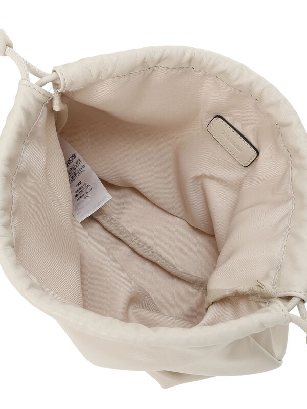 バックルデザインワンハンドルバッグ（オフホワイト/キャメル/バッグ